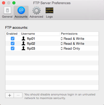 ftp server for mac freeware